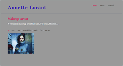 Desktop Screenshot of annettelorant.com